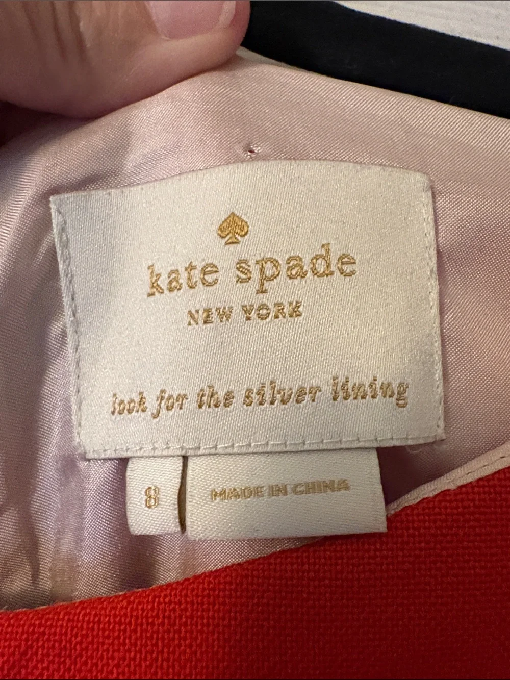 Kate Spade New York Red Sleeveless Dress size 8